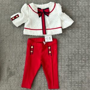 Janie and Jack Nautical Outfit Girls Brand New